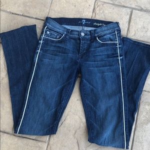7 For All Mankind Strip Jeans